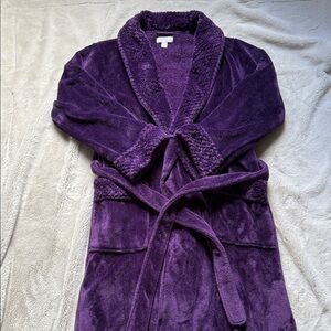 NWOT Charter Club Plush Purple Robe